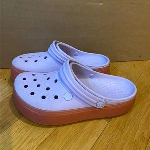 Platform crocs